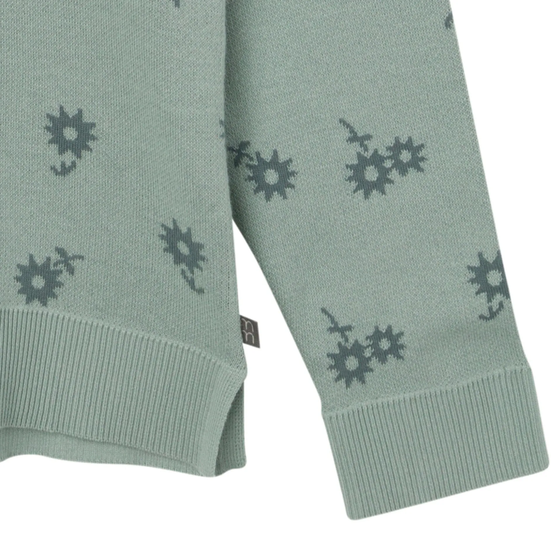 Womens Medium Sky Daisies Sweater