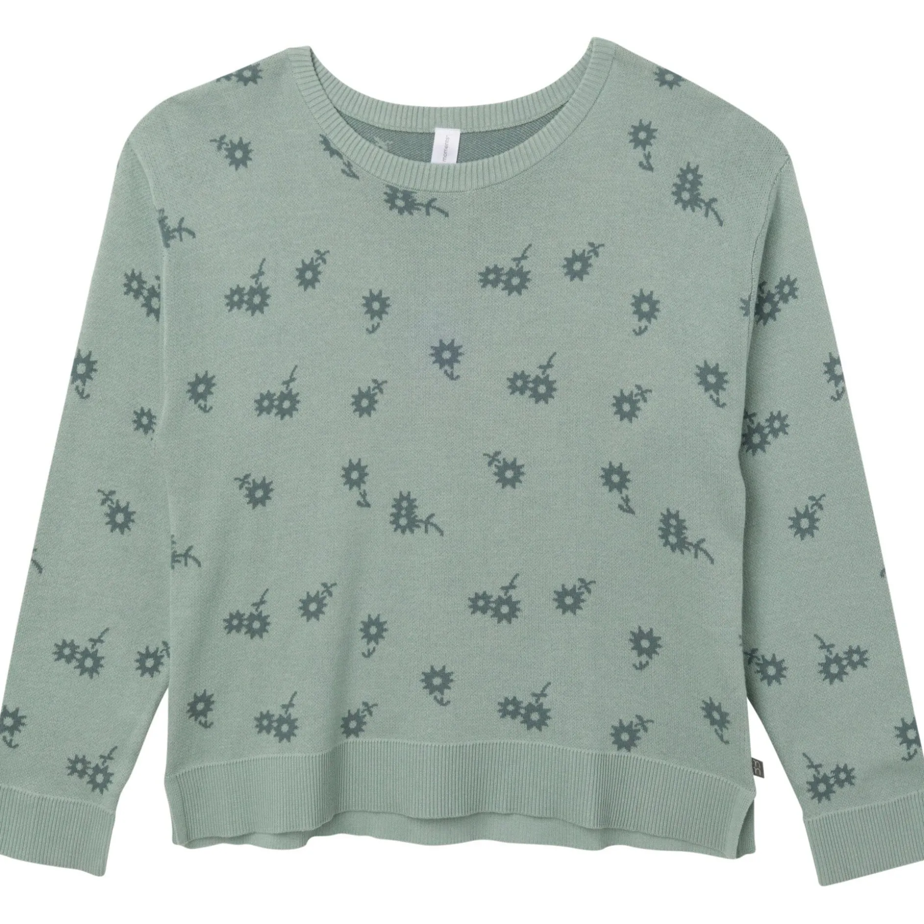 Womens Medium Sky Daisies Sweater