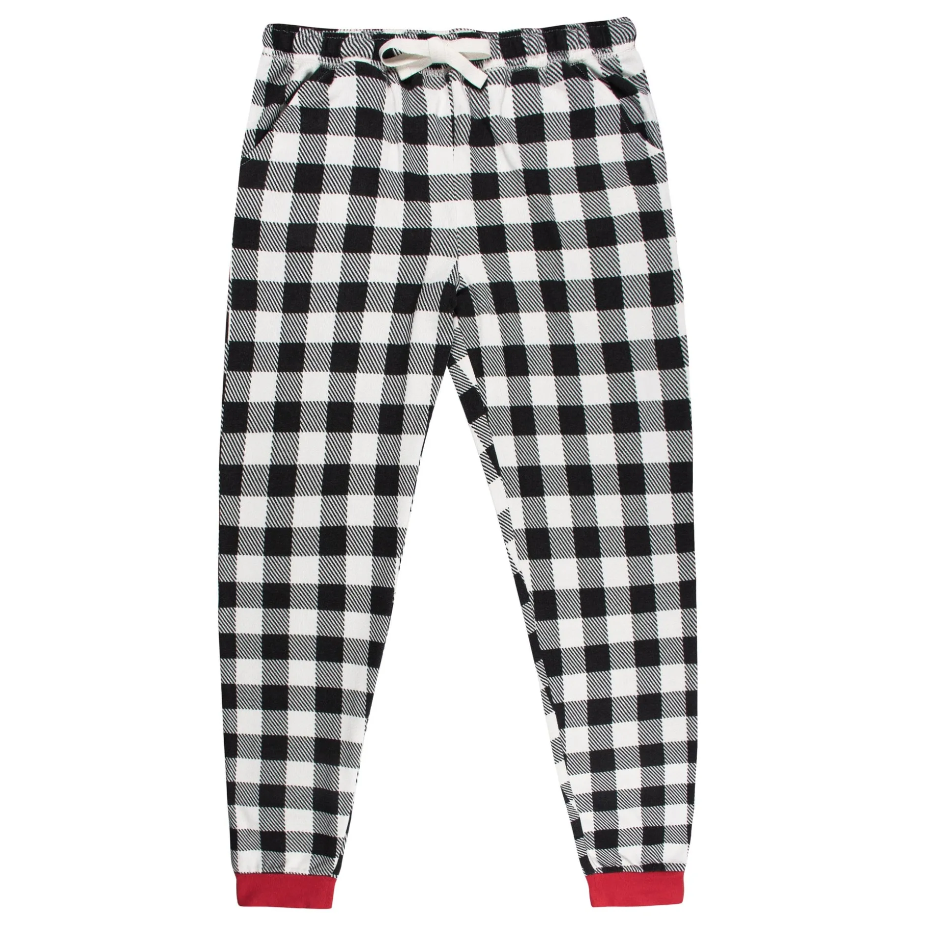 Women’s 2-Piece Hacci Buffalo Plaid Pajama Set